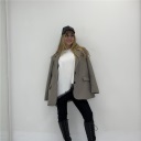 maglia in cotone con pizzo flex